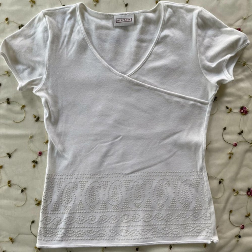 white blouse